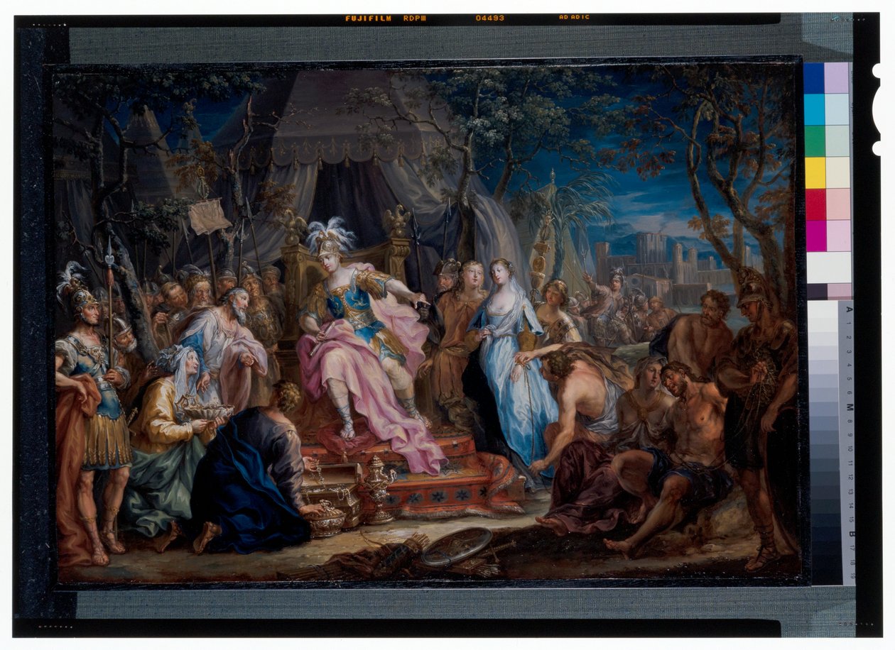 Wstrzemięźliwość Scypionów autorstwa Johann Georg Platzer