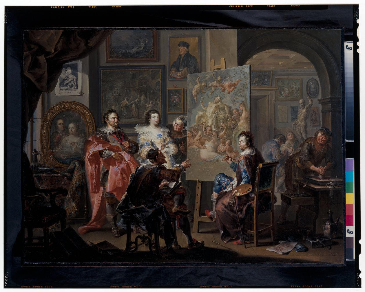 Pracownia malarza autorstwa Johann Georg Platzer