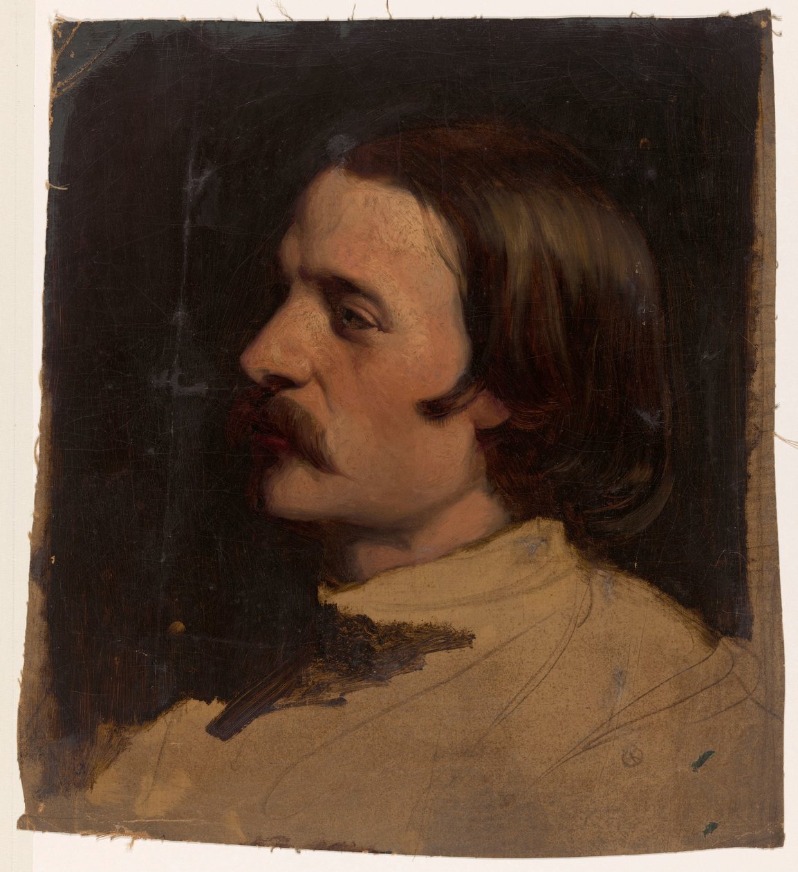 Studiuj głowę w lewo autorstwa Johann Georg Schwartze