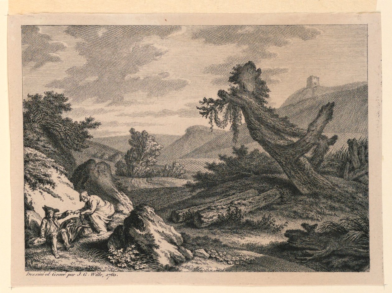 Piknik autorstwa Johann Georg Wille