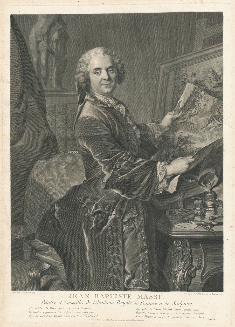 Msza Jana Baptysty autorstwa Johann Georg Wille after Louis Tocqué