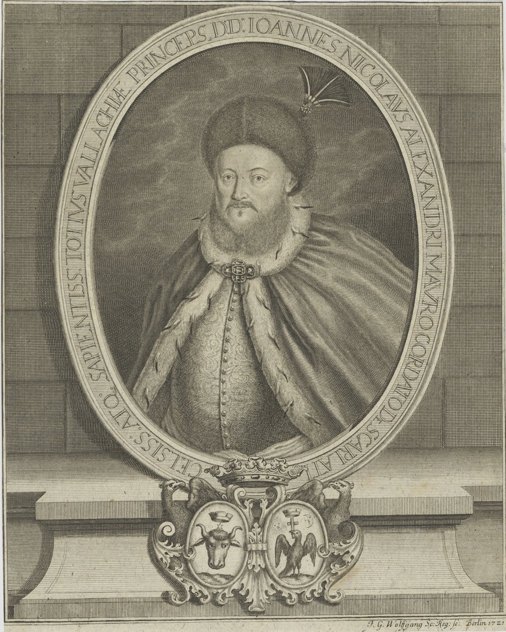 Nicolaos Mavrocordatos 1680-1730, 1721. autorstwa Johann Georg Wolfgang