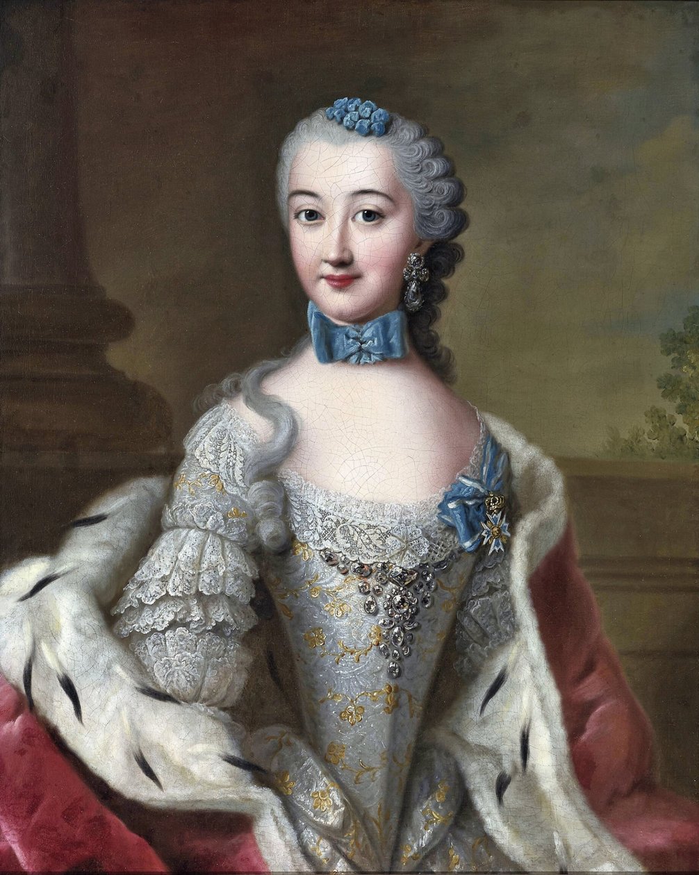 Księżna Maria Zofia Wilhelmina z Wirtembergii-Oels autorstwa Johann Georg Ziesenis