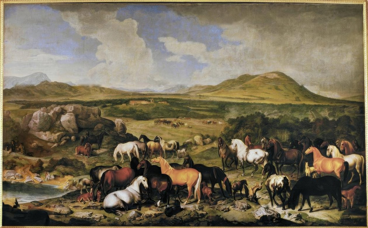Johann Georg de Hamilton / Lippizaner autorstwa Johann Georg de Hamilton