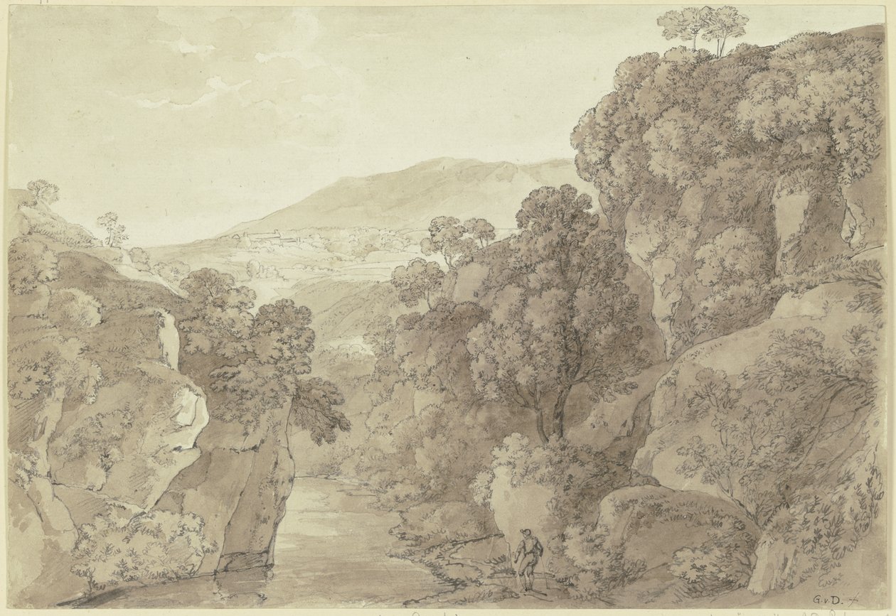 Okolica Subiaco autorstwa Johann Georg von Dillis