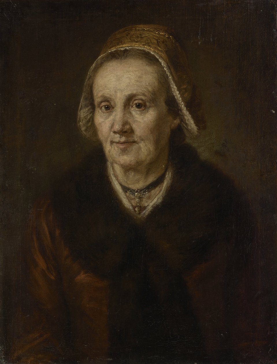 Stara kobieta z kapturem autorstwa Johann Georg von Edlinger