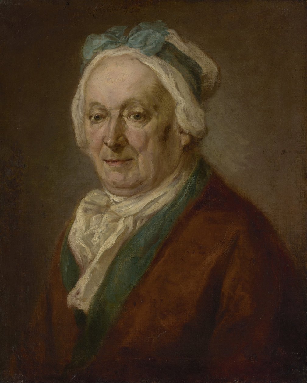 Portret mężczyzny ze śpiochem autorstwa Johann Georg von Edlinger