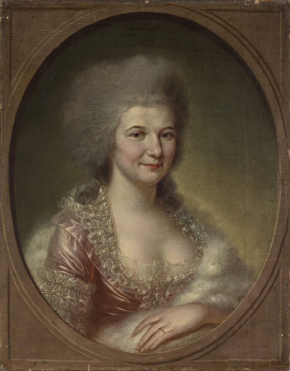 Dama dworu na dworze wyborczym autorstwa Johann Georg von Edlinger