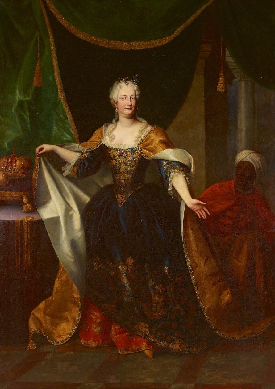Elisabeth Christine z Brunszwiku-Wolfenbüttel autorstwa Johann Gottfried Auerbach