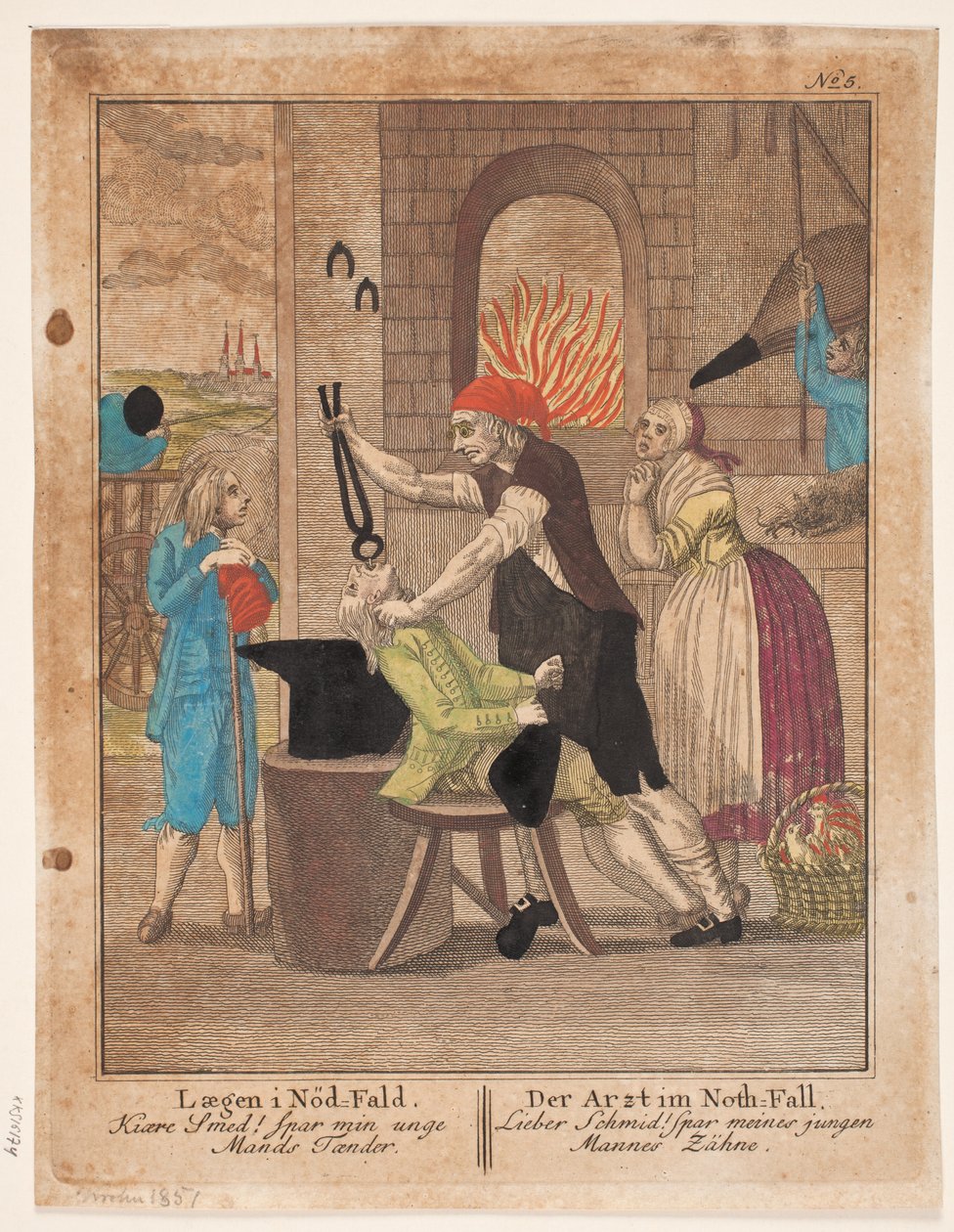 Lekarz w Nød-Fald autorstwa Johann Gottlieb Friedrich