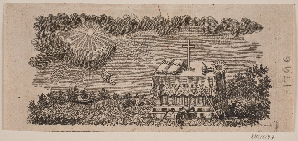 Winieta Gebhardi i Christiani „Historia Królestw Danii i Norwegii oraz Księstw Szlezwiku i Holsztynu do naszych czasów” autorstwa Johann Gottlieb Friedrich