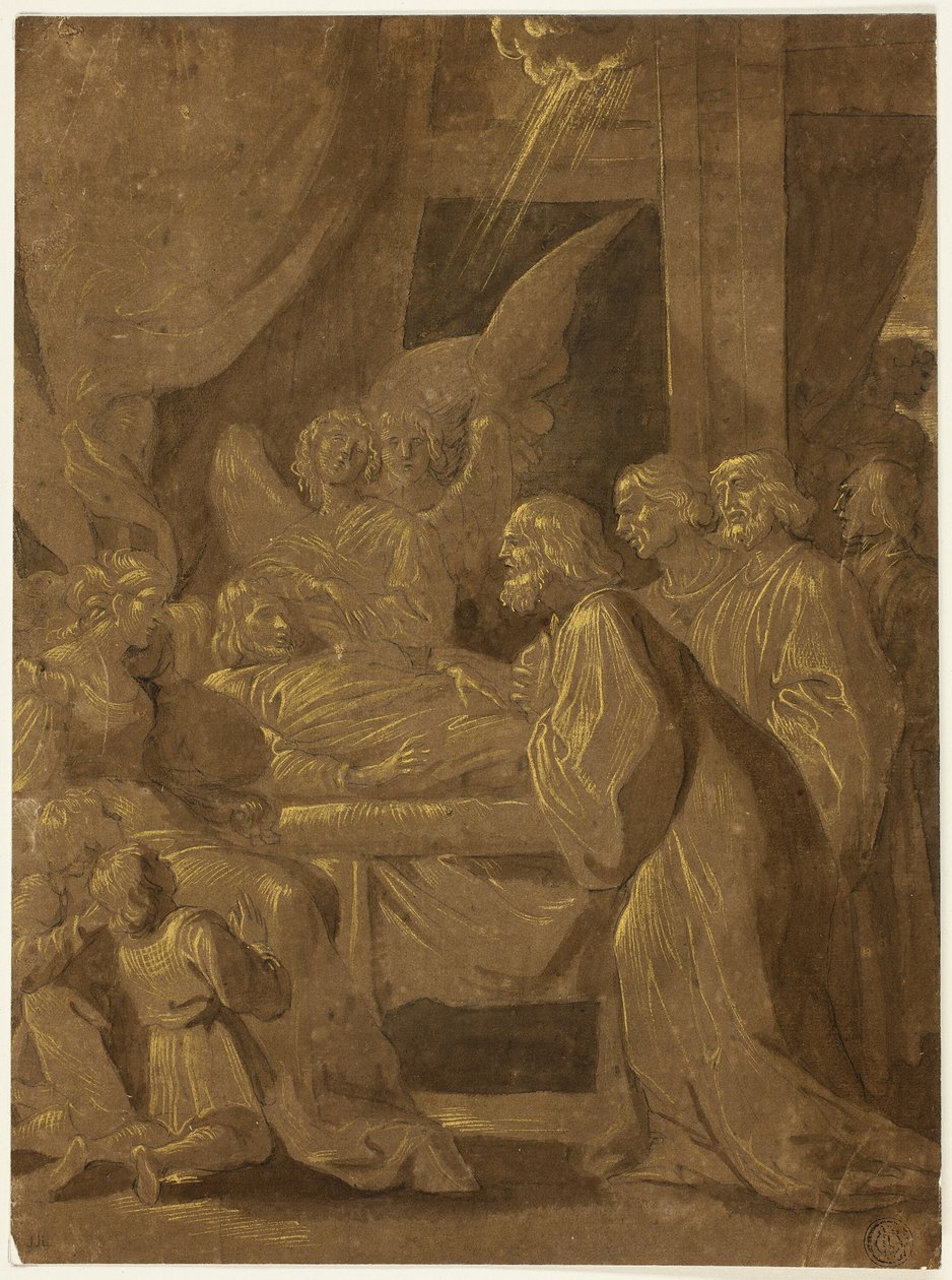 Uzdrowienie paralityka autorstwa Johann Gottlieb Prestel