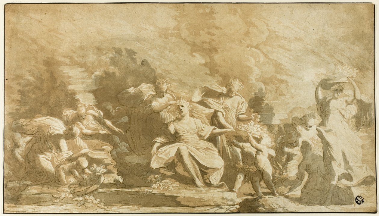 Królestwo Flory autorstwa Johann Gottlieb Prestel