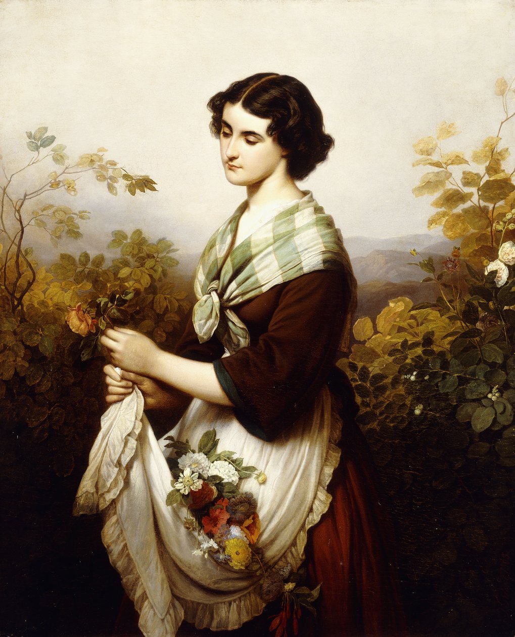 Ostatnia Róża; Ostatnia Róża, 1865 autorstwa Johann Grund