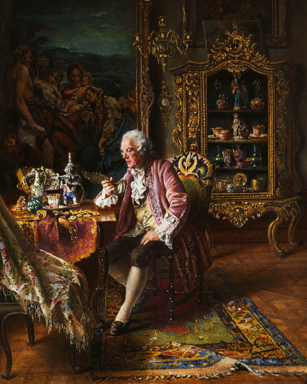 Kolekcjoner sztuki, autorstwa Johann Hamza