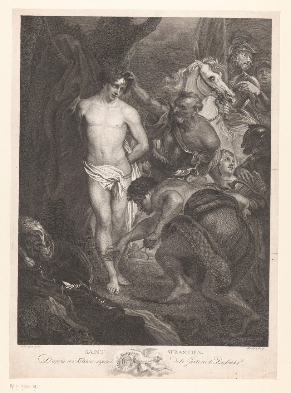 Św. Sebastian autorstwa Johann Heinrich Lips