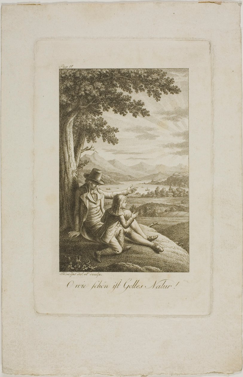 Jak piękna jest natura Boga autorstwa Johann Heinrich Lips