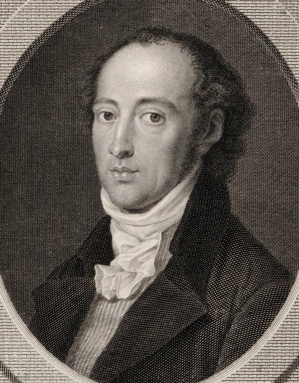 Portret kompozytora Johanna Antona André 1775-1842, 1800. autorstwa Johann Heinrich Lips