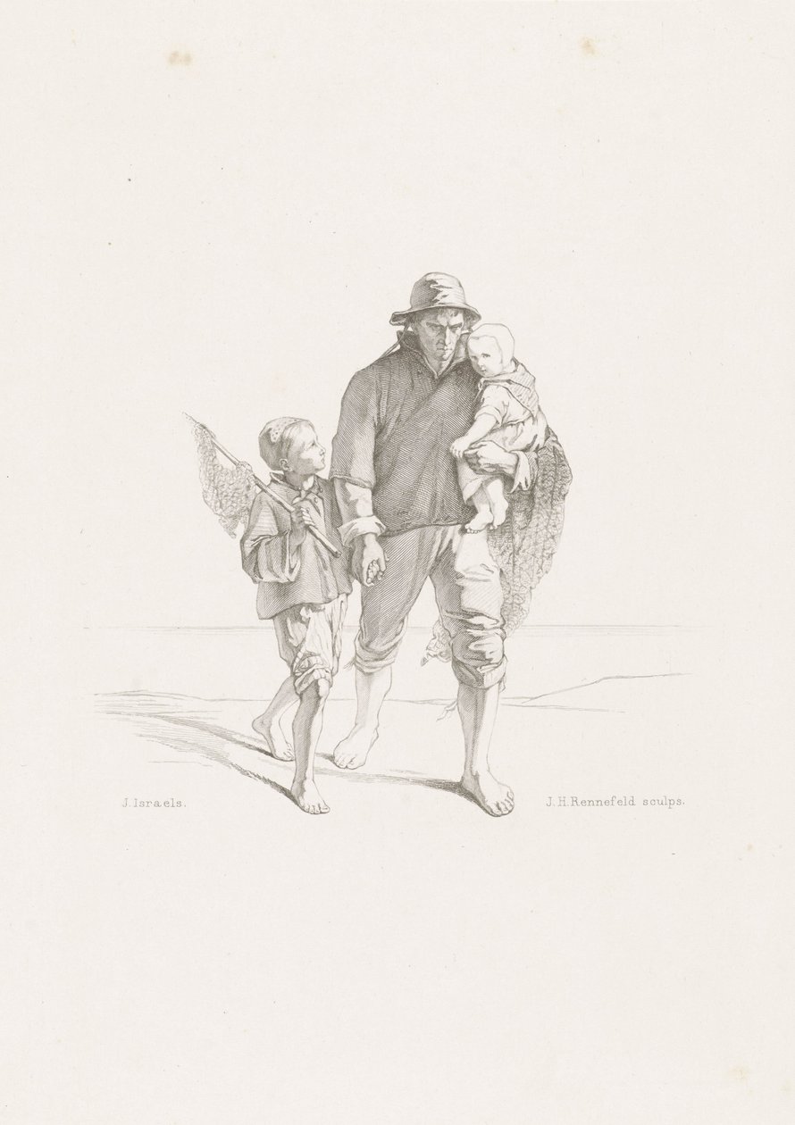 Wzdłuż cmentarza Dzieci morza (tytuł serialu) autorstwa Johann Heinrich Maria Hubert Rennefeld