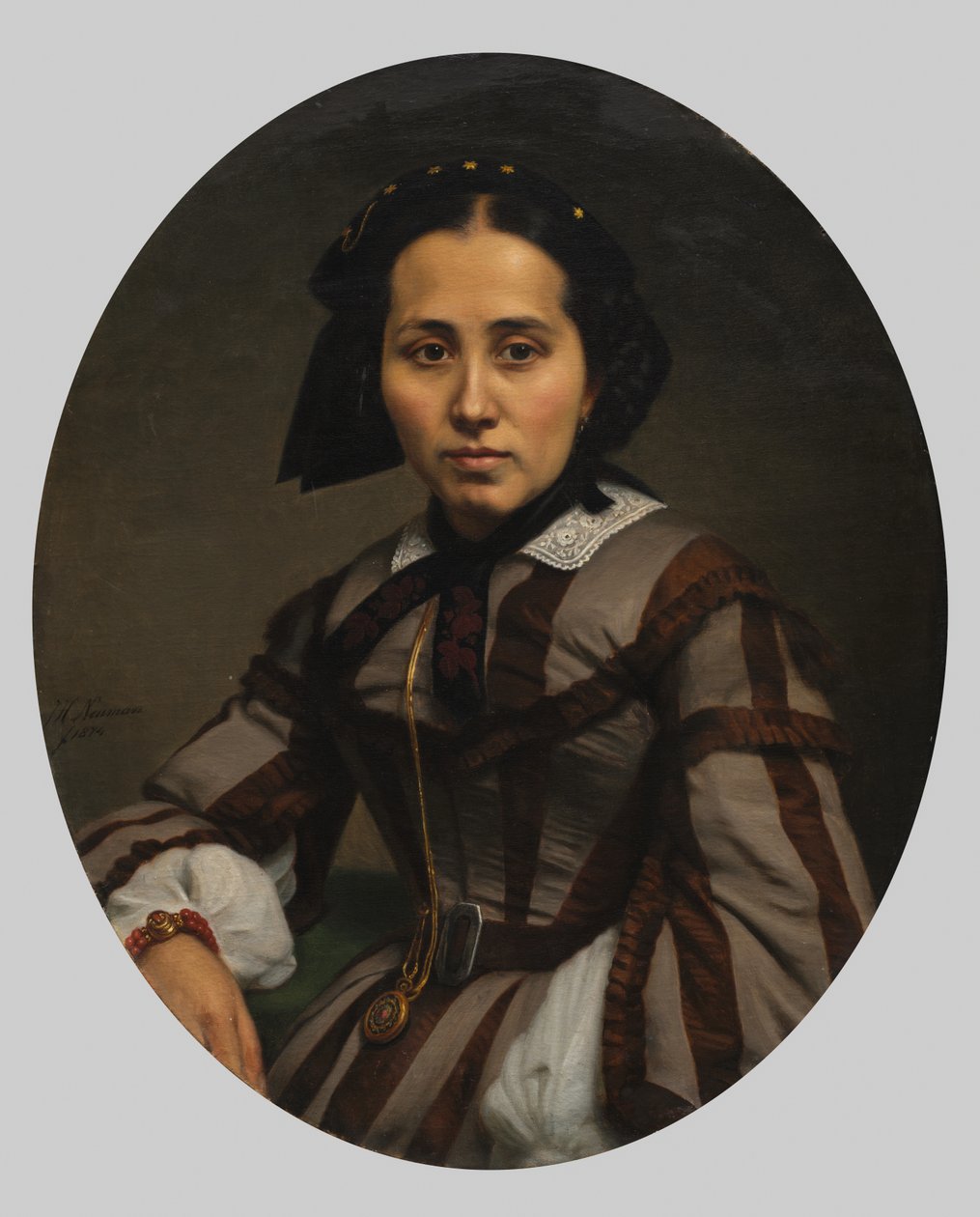 Portret damy autorstwa Johann Heinrich Neumann