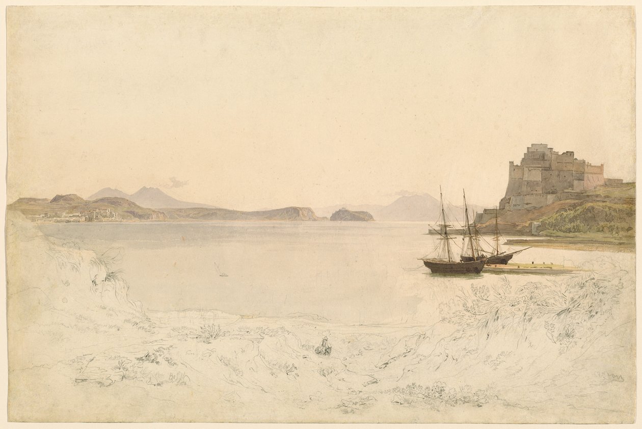 Zatoka Pozzuoli autorstwa Johann Heinrich Schilbach