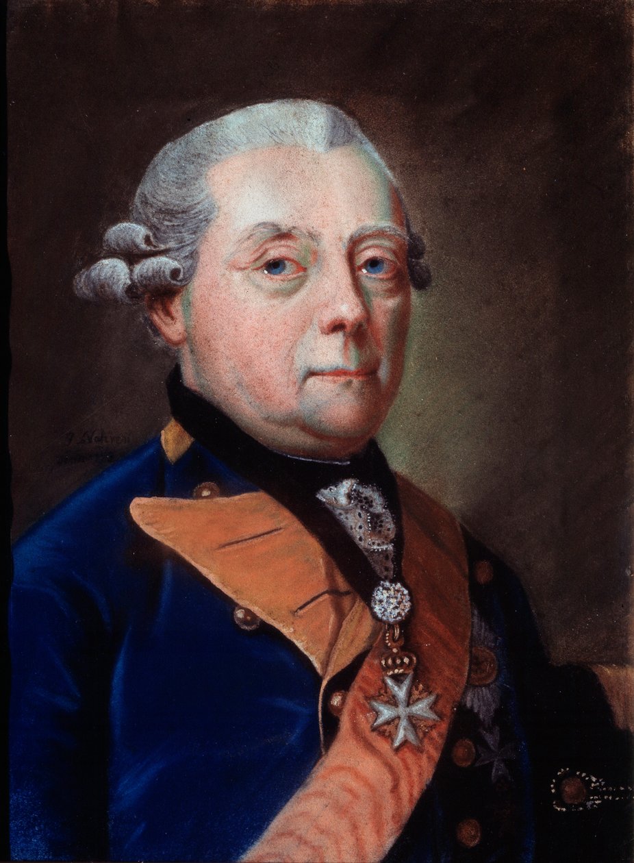 Portret Henryka Fryderyka, księcia pruskiego, margrabiego brandenburskiego Schwedt 1771-1788, 1783. autorstwa Johann Heinrich Schmidt