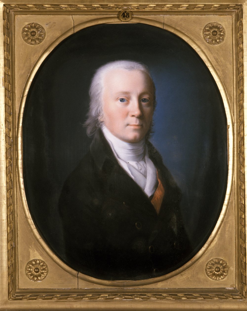 Portret mężczyzny, 1800 autorstwa Johann Heinrich Schroder