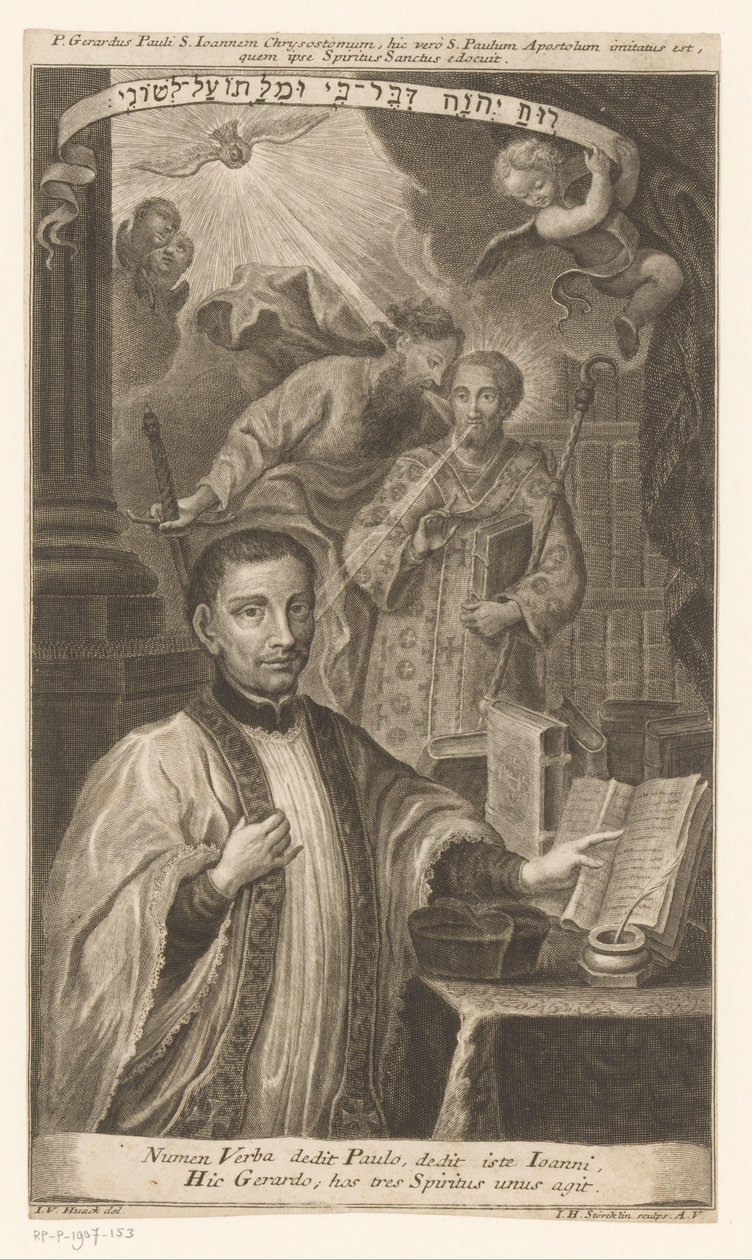 Portret Gerharda Pauliego autorstwa Johann Heinrich Störchlin