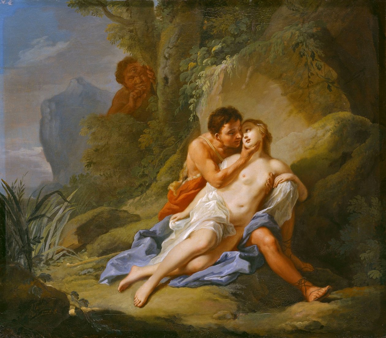 Acis i Galatea autorstwa Johann Heinrich Tischbein