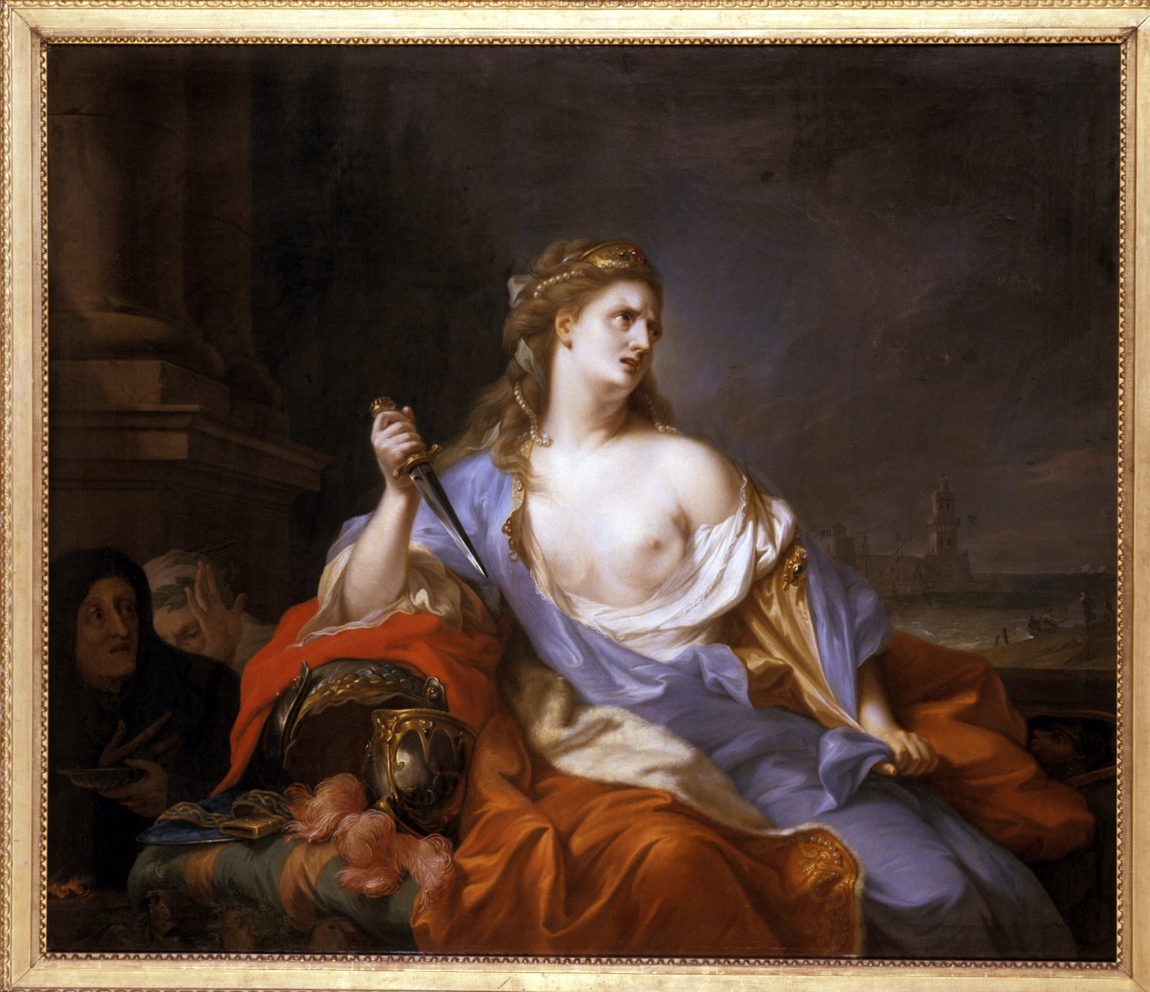 Dydona na stosie, 1775 autorstwa Johann Heinrich Tischbein