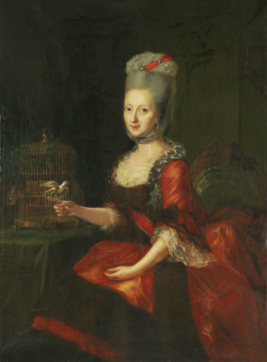 Filipina Amalie, margrabina Hesji-Kassel autorstwa Johann Heinrich Tischbein