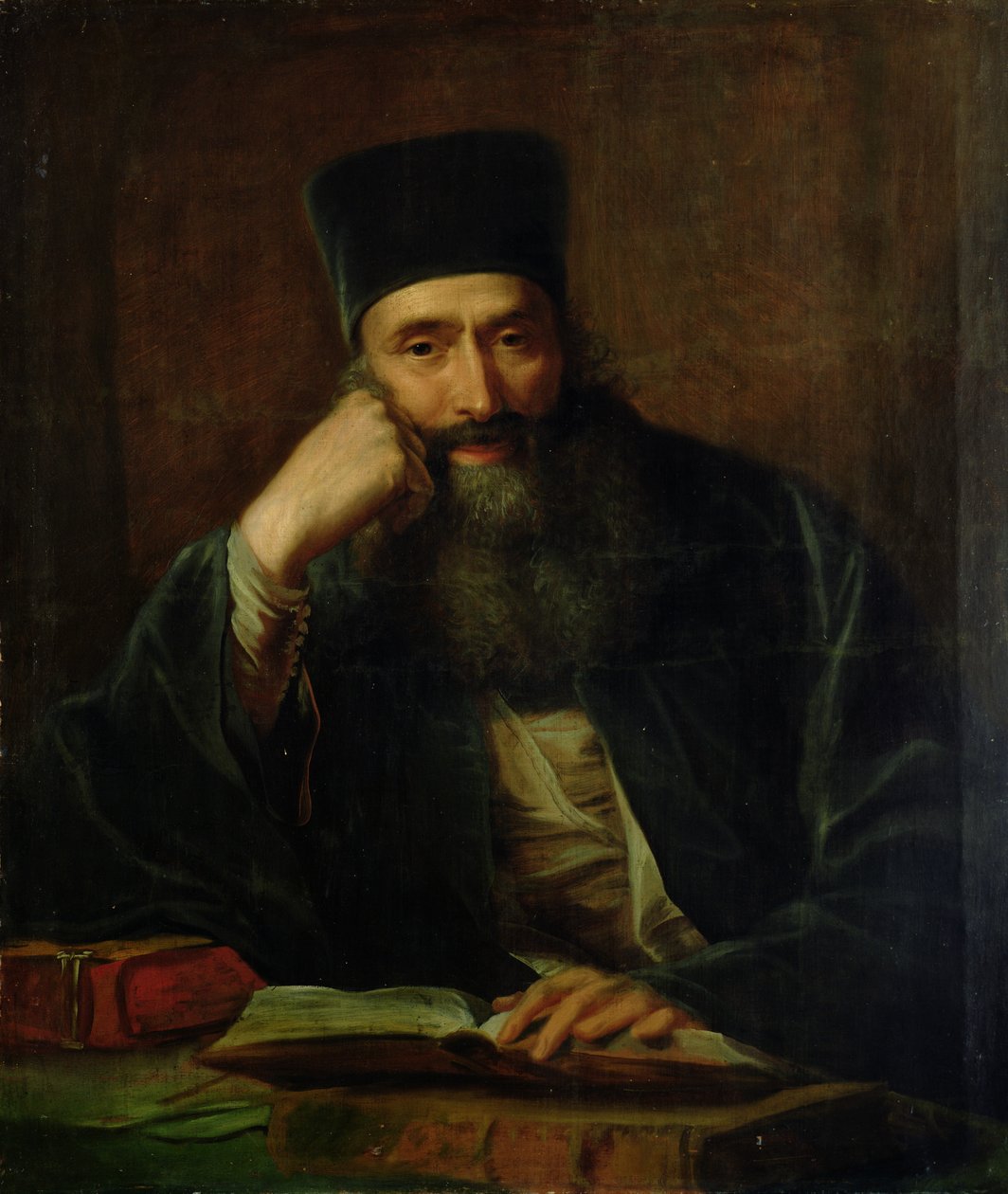 Portret Erazma, biskupa klasztoru Aulis na Krecie, 1787 autorstwa Johann Heinrich Tischbein