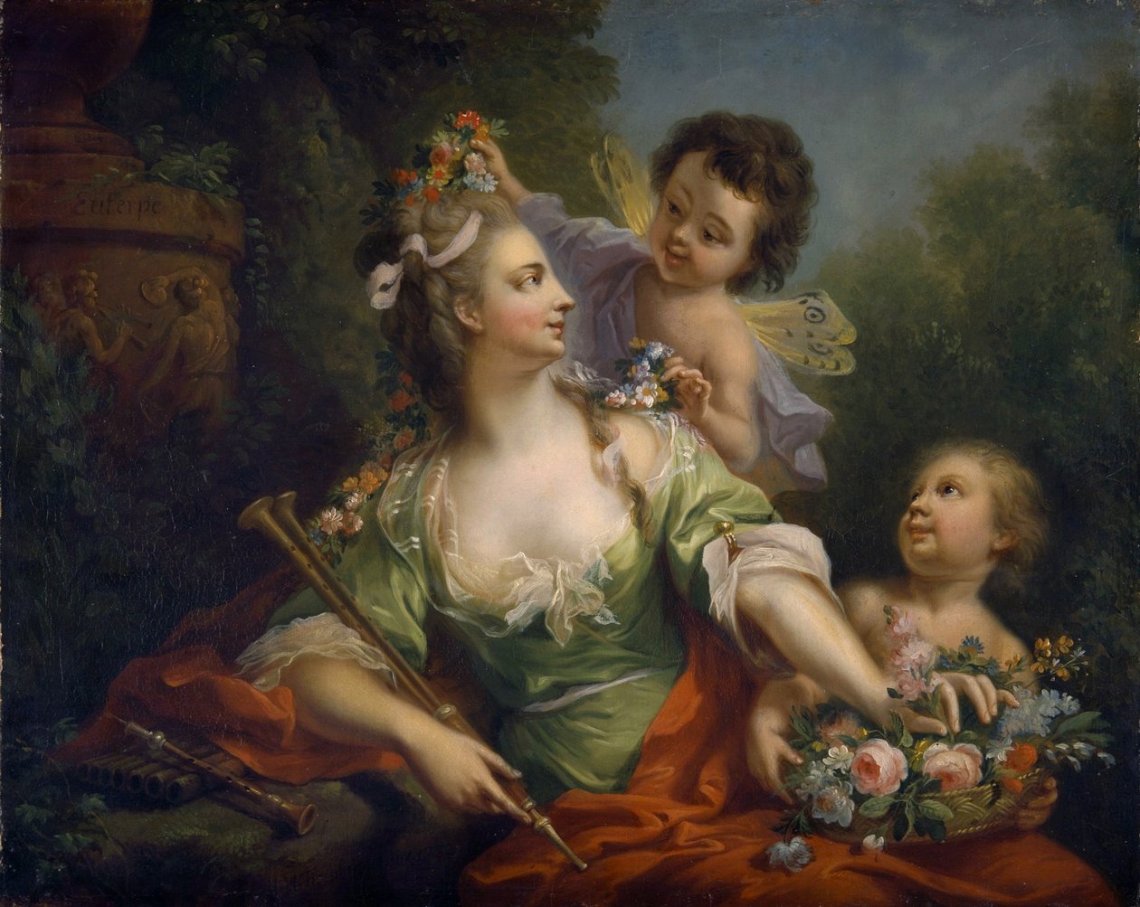 Muza Euterpe (dziewięć muz, 1782) autorstwa Johann Heinrich Tischbein