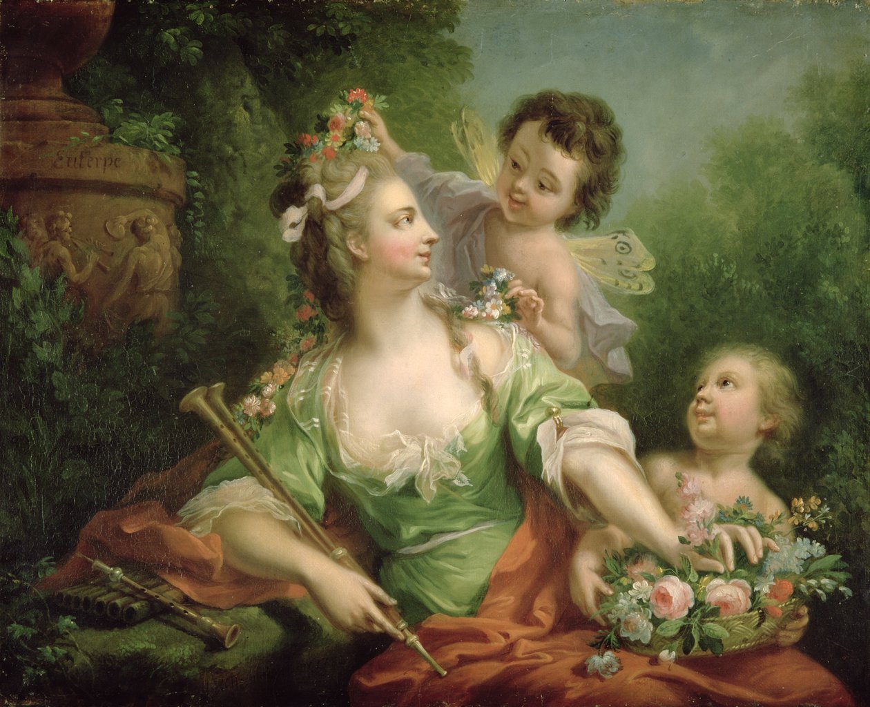 Muza Euterpe, 1782 autorstwa Johann Heinrich Tischbein