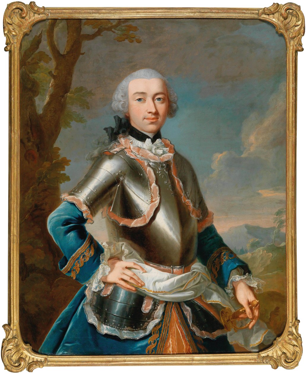 Portret hrabiego Rudolfa Waldbotta von Bassenheim 1731-1805, w latach 1755-1765. autorstwa Johann Heinrich Tischbein the Elder