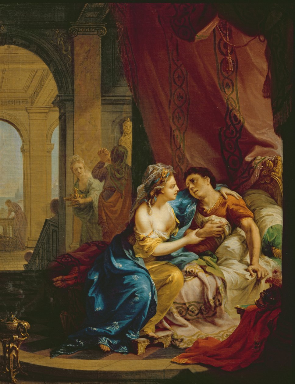 Antoniusz i Kleopatra, 1774 autorstwa Johann Heinrich Wilhelm Tischbein