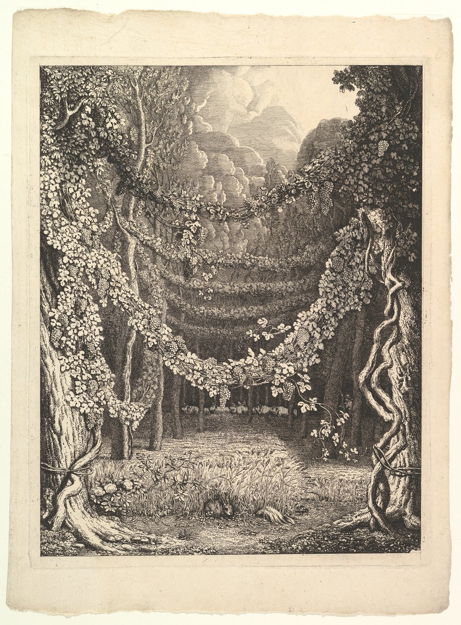 Frontyspis do tomu IV Homera rysowany od starożytności, Getynga: Heinrich Diete..., ok. 1796. autorstwa Johann Heinrich Wilhelm Tischbein
