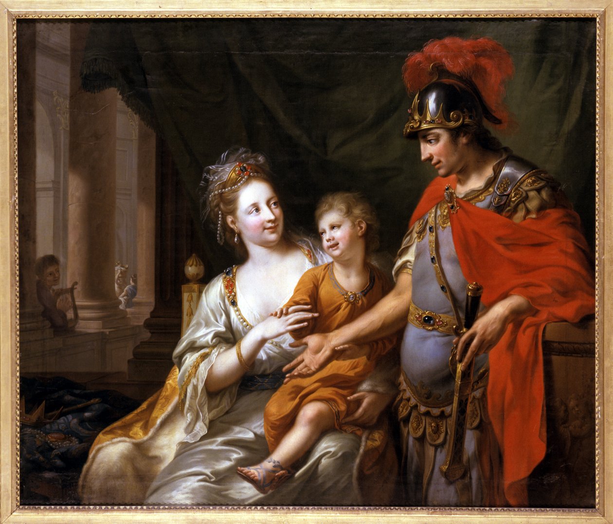Odejście Hektorów, 1776 autorstwa Johann Heinrich Wilhelm Tischbein