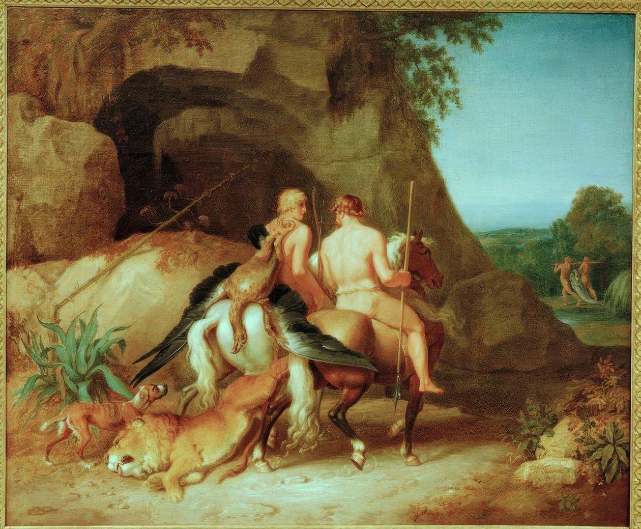 Kastor i Pollux - Siła człowieka autorstwa Johann Heinrich Wilhelm Tischbein