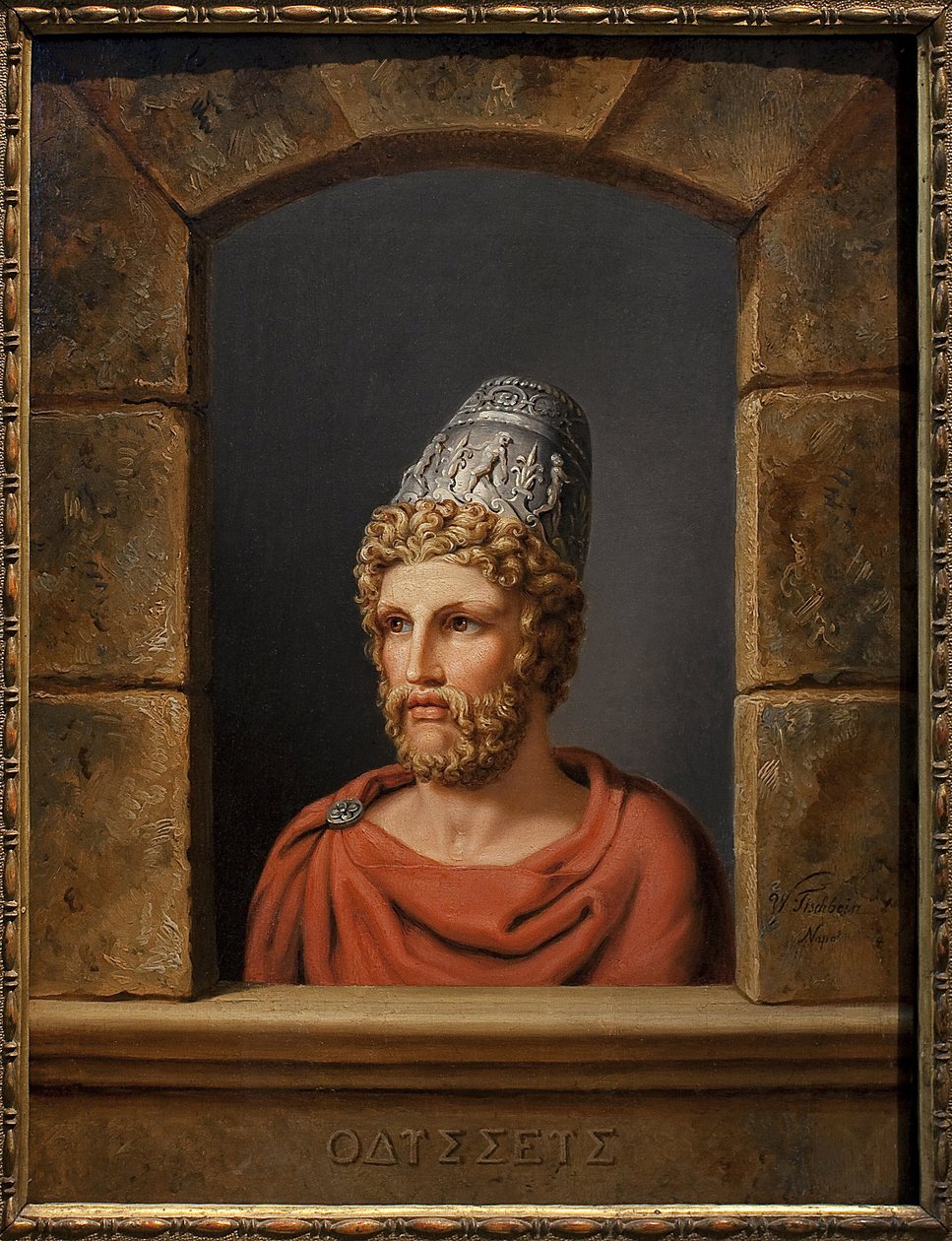 Ulissesa. Obraz Johanna Heinricha Wilhelma Tischbeina (1751-1829), olej na płótnie autorstwa Johann Heinrich Wilhelm Tischbein