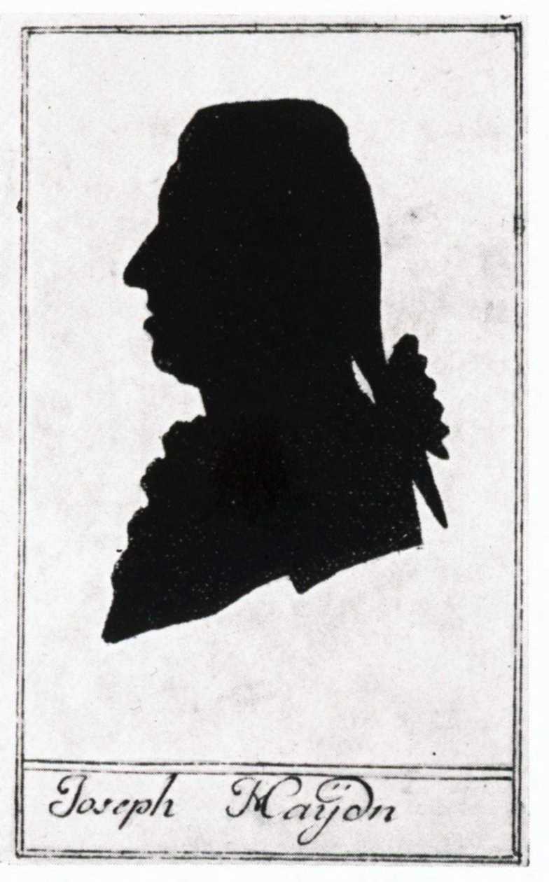 Kompozytor Joseph Haydn autorstwa Johann Hieronymus Loeschenkohl