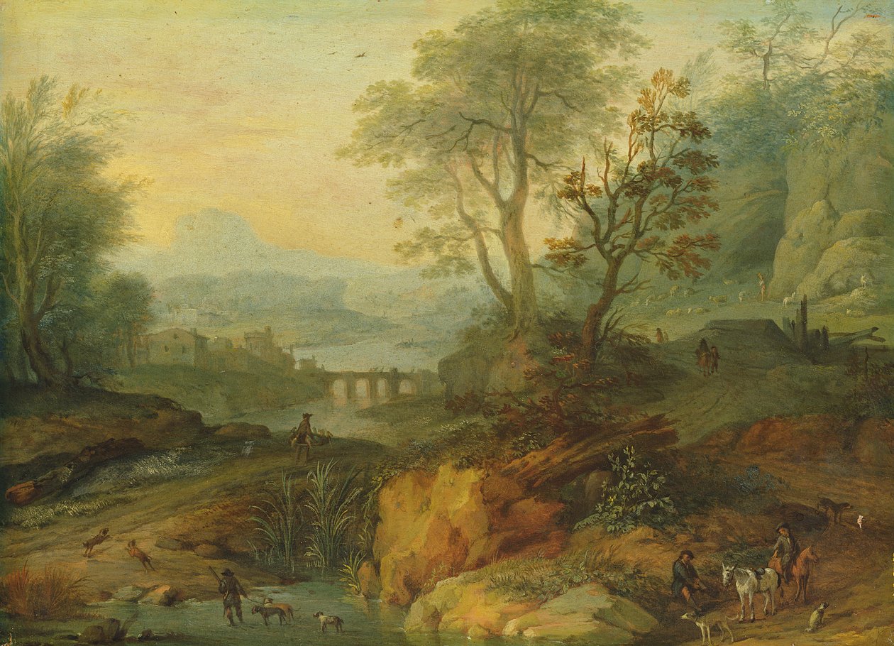 Krajobraz autorstwa Johann Holst