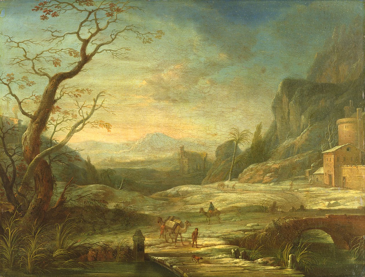 Orientalny krajobraz autorstwa Johann Holst