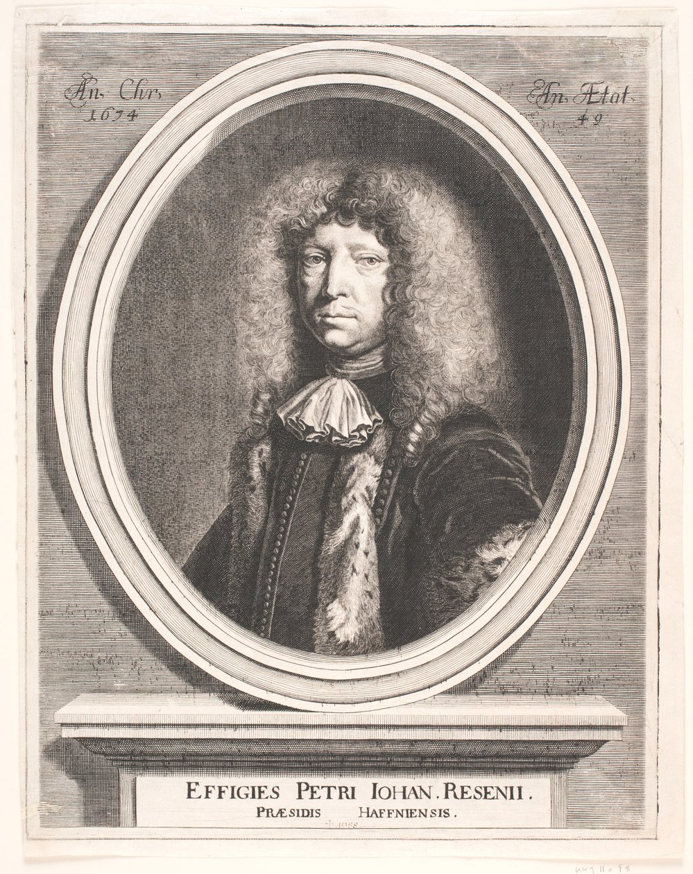 Peder Hansen Resen autorstwa Johann Husman