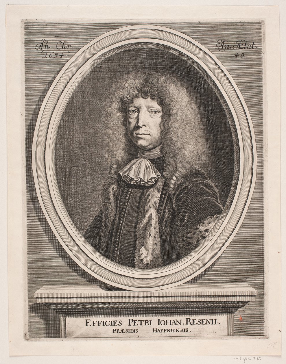 Peder Hansen Resen autorstwa Johann Husman