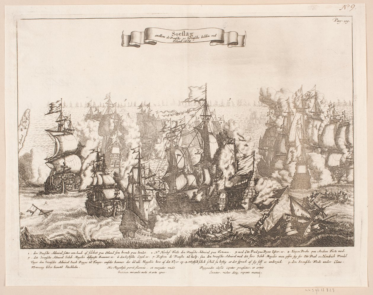 Bitwa pod Øland, 1564 autorstwa Johann Husman