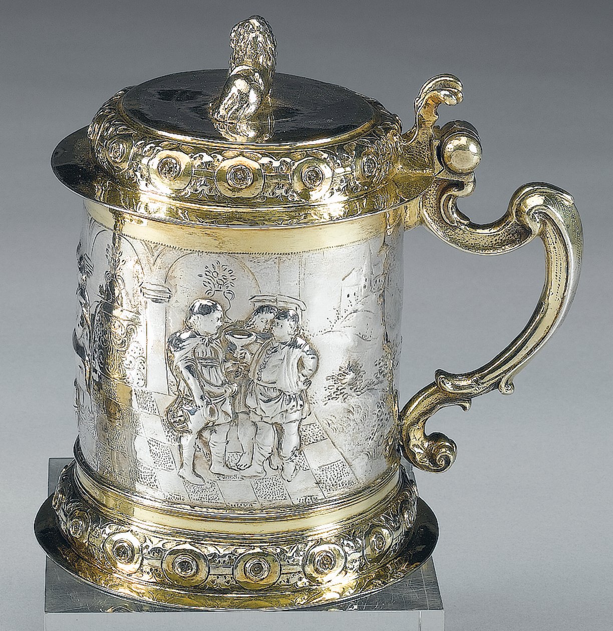 Kufel, Gdańsk, ok. 1680 (paczka srebrna złocona) (patrz także 469712) autorstwa Johann II Rohde