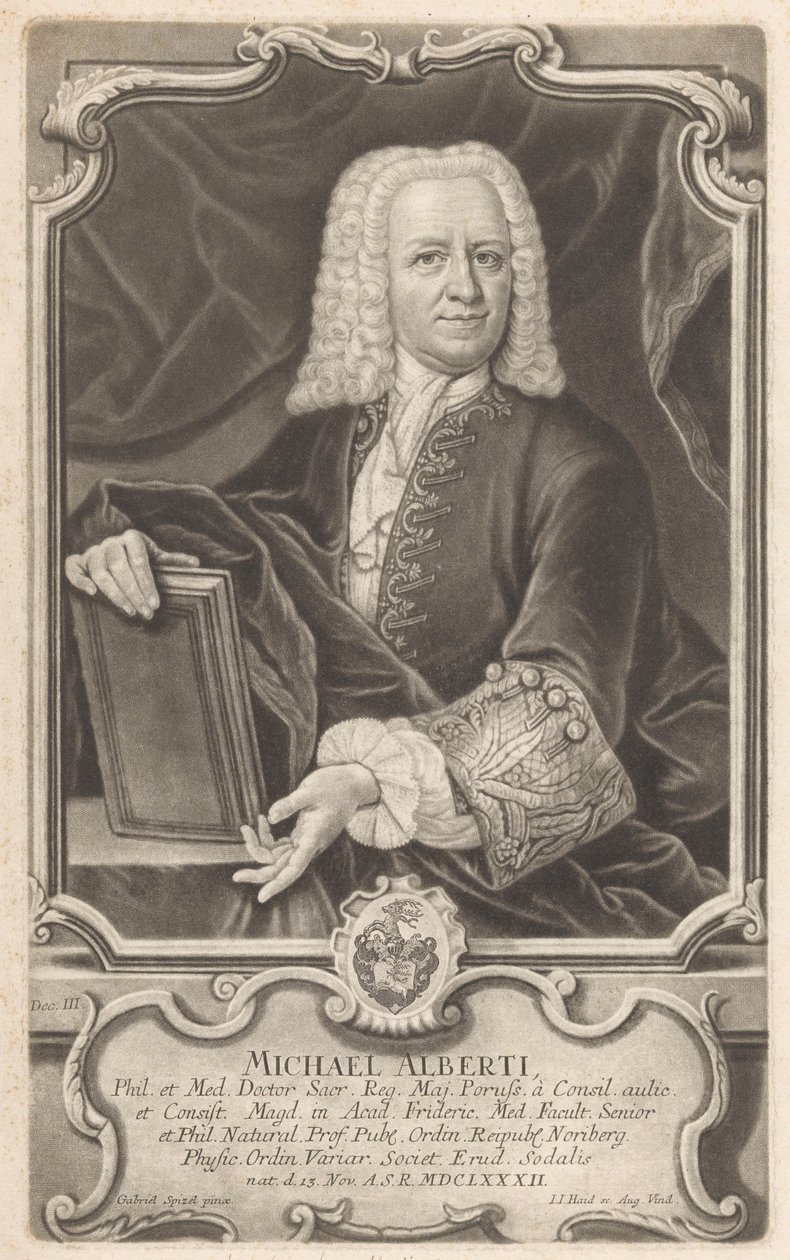 Portret Michaela Albertiego autorstwa Johann Jacob Haid