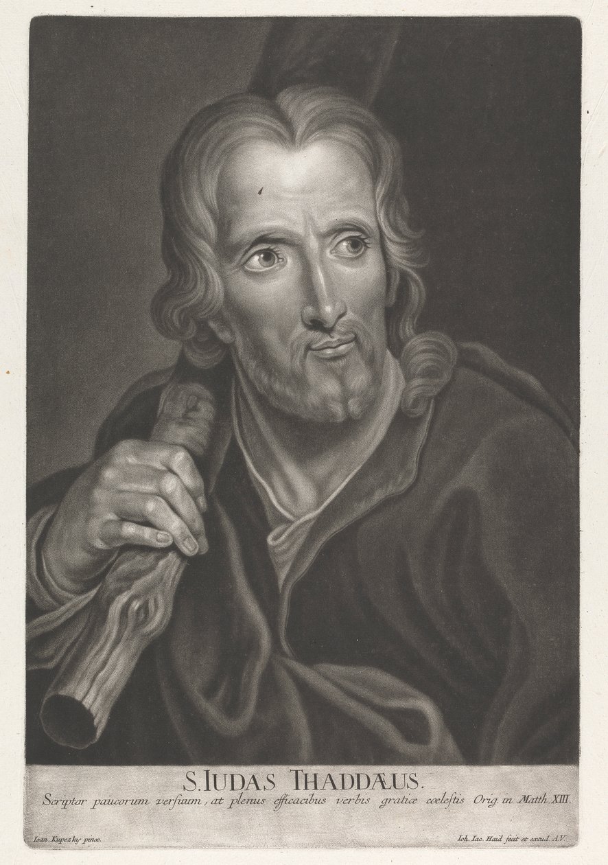 Św. Judasza Tadeusza autorstwa Johann Jacobus Haid