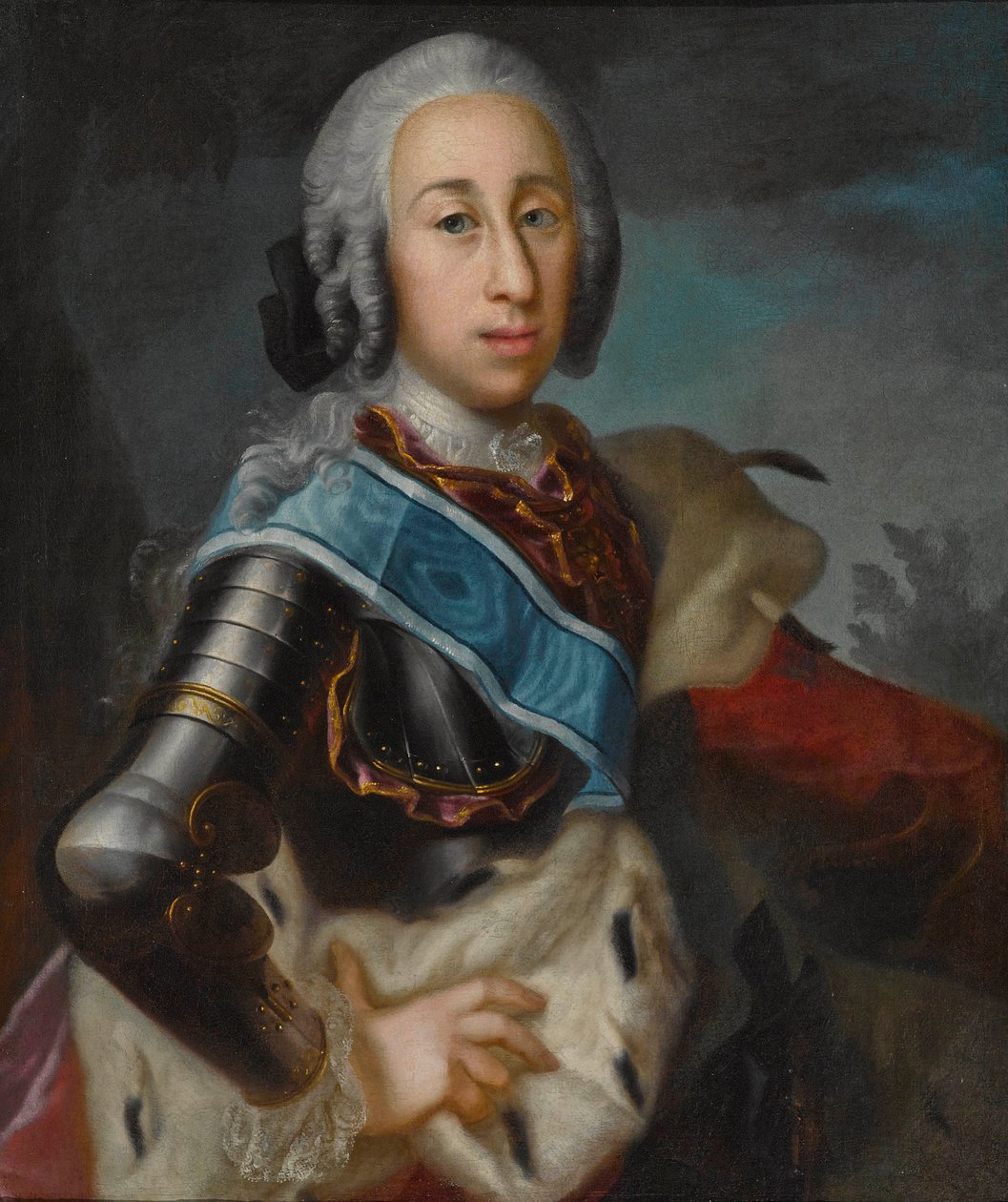 Klemens Francois De Paule, książę BAVIERE - Klemens Franciszek z Bawarii (1722-1770) - Johann Jonas Michael (ok. 1715-1791). olej na płótnie autorstwa Johann Jonas Michael